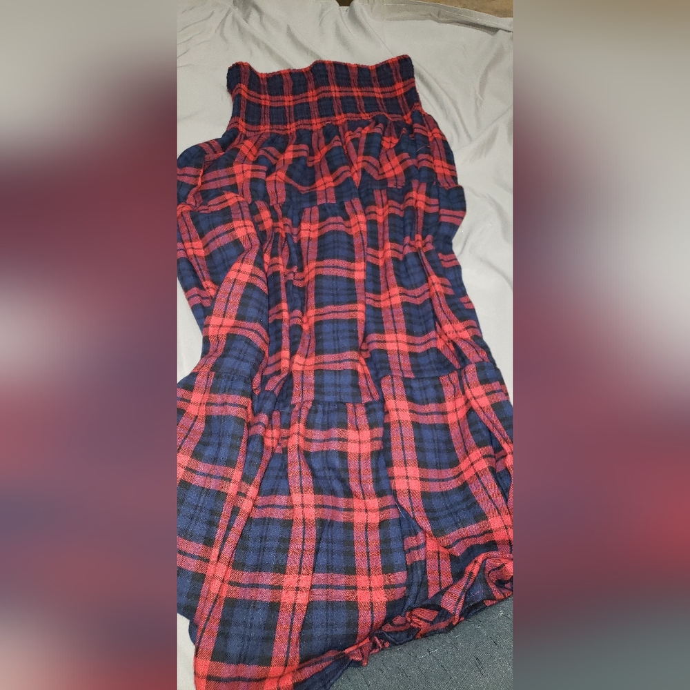 Nwot Nashalyly Summer Strapless Bohemian Off-Shoulder Dress